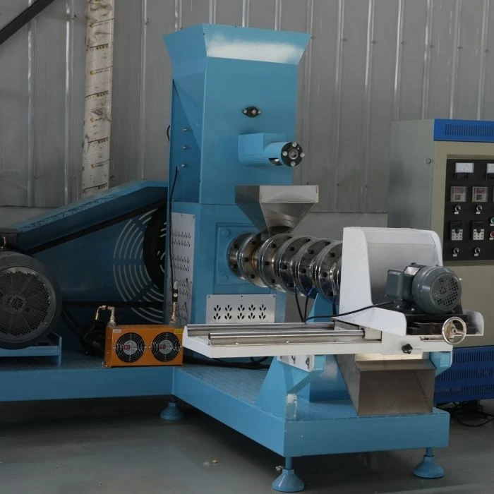 Commercial Ornamental Fish Feed Pellet Machine/floating Fish Feed Extruder high quality
